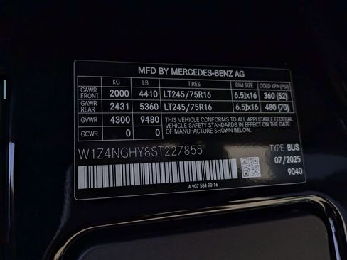 New 2025 Mercedes-Benz Sprinter 2500 image 11