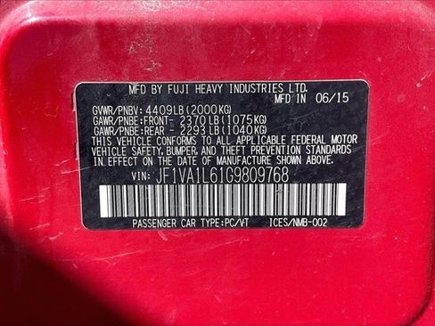 Used 2016 Subaru WRX Limited AWD/4WD image 19