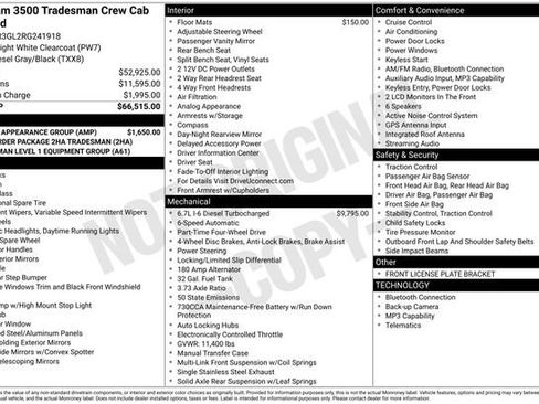 Used 2024 RAM 3500 Tradesman w/ Chrome Appearance Group image 30