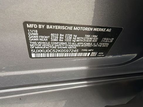 Used 2019 BMW X6 sDrive35i w/ M Sport Package RWD image 12