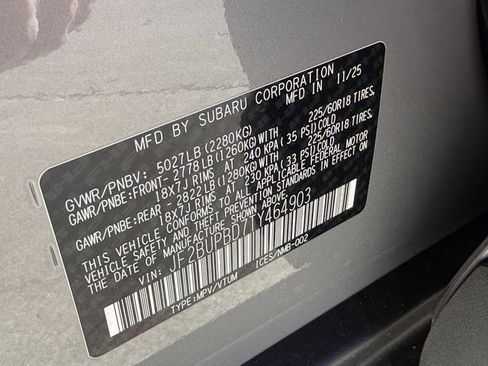 Certified 2026 Subaru Outback Premium AWD/4WD image 29