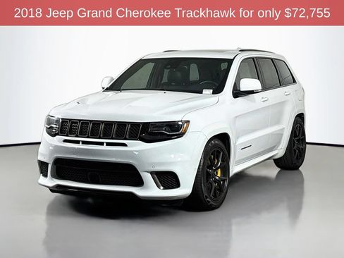 Used 2018 Jeep Grand Cherokee Trackhawk AWD/4WD image 3
