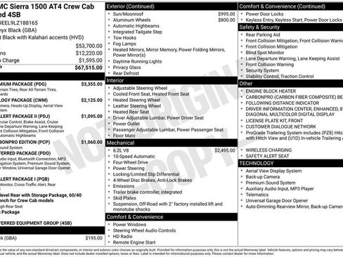 Used 2020 GMC Sierra 1500 AT4 w/ AT4 Premium Package image 9