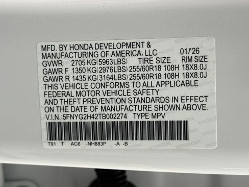 New 2026 Honda Pilot EX-L image 28