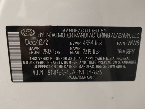 Used 2022 Hyundai Sonata SE FWD image 33