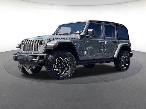 Used 2021 Jeep Wrangler Unlimited Rubicon 4xe w/ Steel Bumper Group image 1