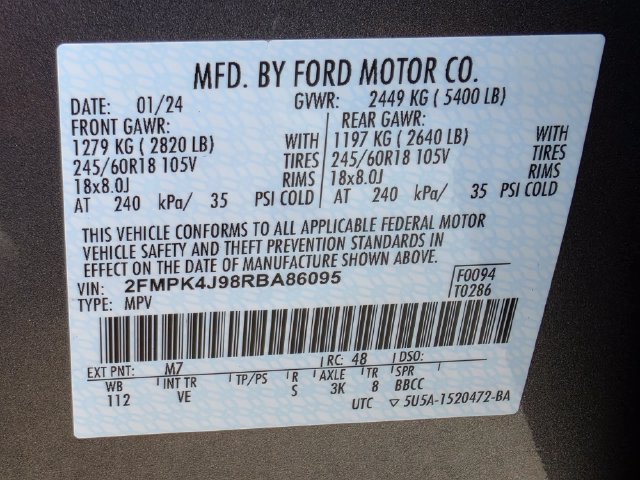 Used 2024 Ford Edge SEL w/ Convenience Package AWD/4WD image 29