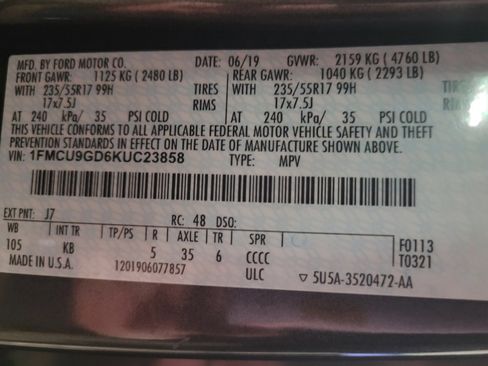 Used 2019 Ford Escape SE image 33