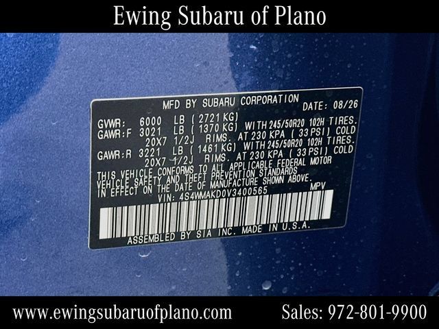 Used 2027 Subaru Ascent Touring AWD/4WD image 35