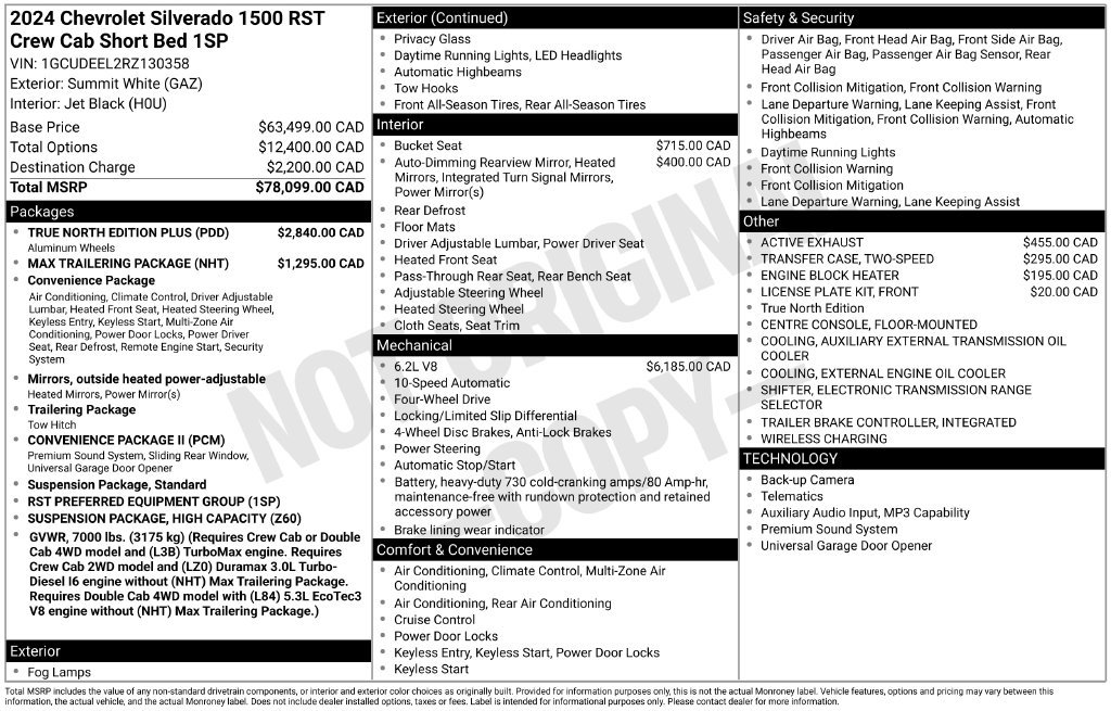 Used 2024 Chevrolet Silverado 1500 RST w/ True North Edition Plus AWD/4WD image 13