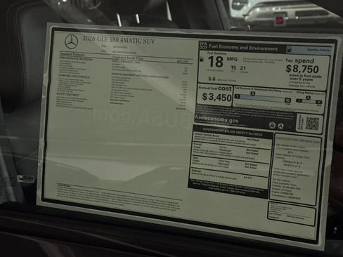 New 2026 Mercedes-Benz GLE 580 4MATIC image 30