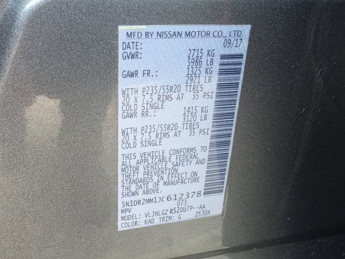 Used 2018 Nissan Pathfinder SL w/ SL Premium Package image 36