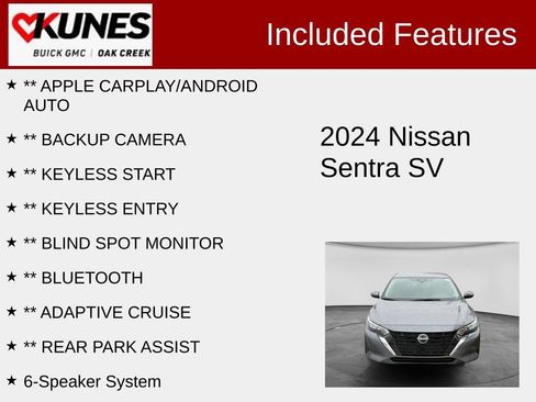Used 2024 Nissan Sentra SV FWD image 2