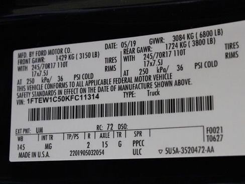 Used 2019 Ford F150 XLT w/ Equipment Group 301A Mid image 20