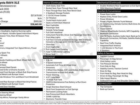 Used 2016 Toyota RAV4 XLE image 6