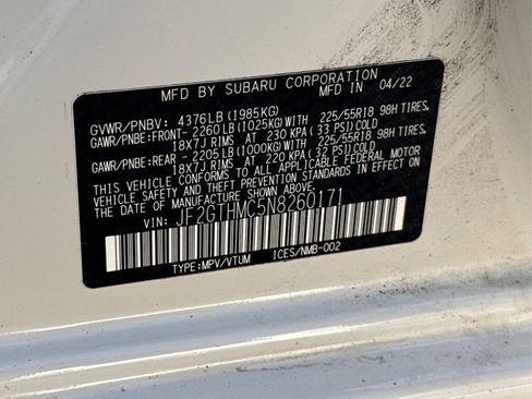 Used 2022 Subaru Crosstrek 2.5i Limited image 16