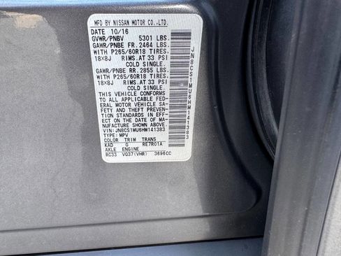 Used 2017 INFINITI QX70 2WD image 14