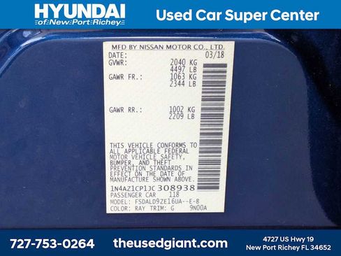 Used 2018 Nissan Leaf SV w/ SV Technology Package image 38