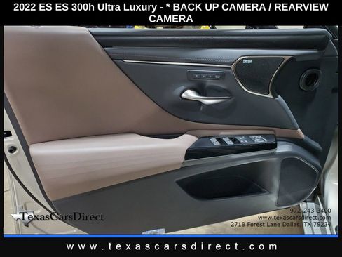 Used 2022 Lexus ES 300h Ultra Luxury w/ Accessory Package 2 image 8