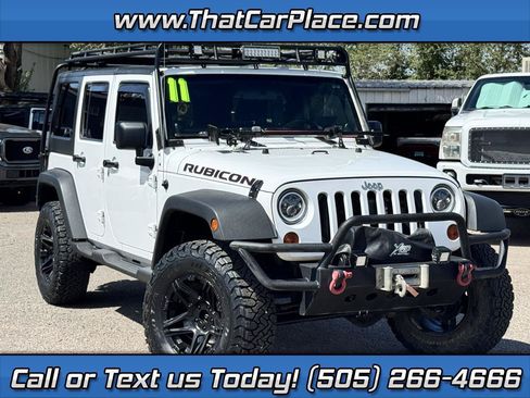 Used 2011 Jeep Wrangler Unlimited Rubicon w/ Connectivity Group AWD/4WD image 1