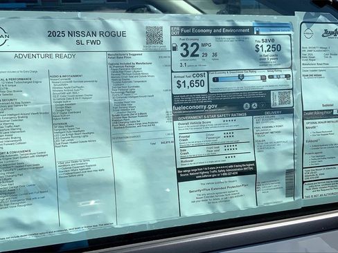 New 2025 Nissan Rogue SL w/ Tech Package image 15