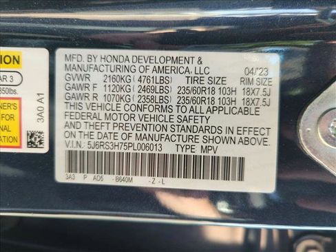 Certified 2023 Honda CR-V EX-L image 15