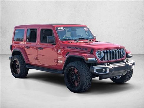 Used 2024 Jeep Wrangler Sahara w/ Technology Group image 3