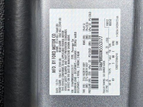 Used 2021 Ford Mustang Mach 1 w/ Equipment Group 700A image 20