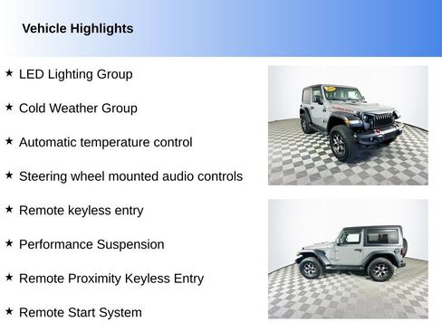 Used 2020 Jeep Wrangler Rubicon w/ LED Lighting Group AWD/4WD image 2