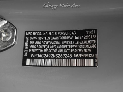 Used 2022 Porsche 911 GT3 RWD image 57
