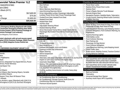 Used 2023 Chevrolet Tahoe Premier image 2