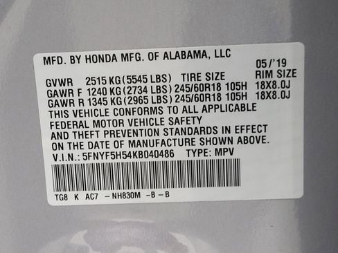 Used 2019 Honda Pilot EX-L image 33