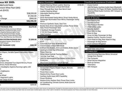 Used 2018 Lexus NX 300h AWD w/ Premium Package image 10