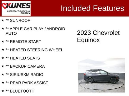 Used 2023 Chevrolet Equinox RS image 2