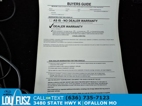 Used 2022 Nissan Frontier S w/ Technology Package AWD/4WD image 35
