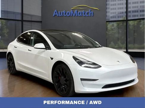 Used 2022 Tesla Model 3 Performance AWD/4WD image 1