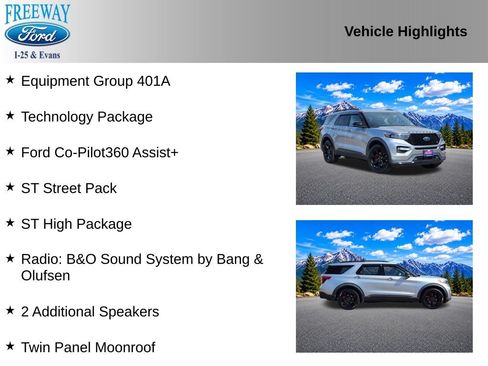Used 2023 Ford Explorer ST w/ Equipment Group 401A AWD/4WD image 2