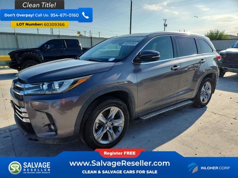 Used 2019 Toyota Highlander Limited Platinum FWD image 1