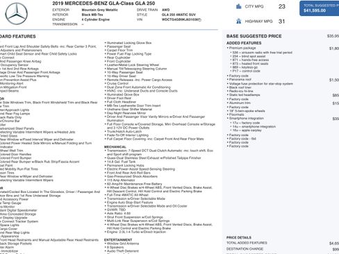 Used 2019 Mercedes-Benz GLA 250 4MATIC image 2