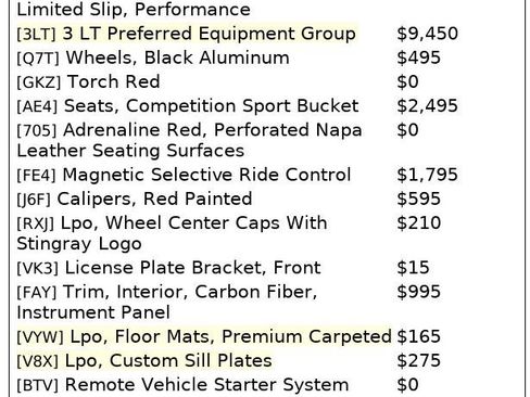 Used 2015 Chevrolet Corvette Stingray Coupe w/ 3LT Preferred Equipment Group image 6