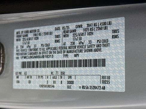 Used 2025 Ford Escape Active image 12