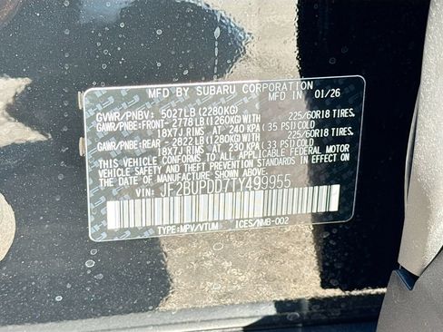 New 2026 Subaru Outback Limited AWD/4WD image 43