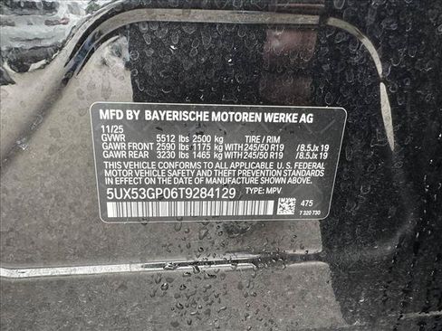 Used 2026 BMW X3 xDrive30i w/ Convenience Package AWD/4WD image 16