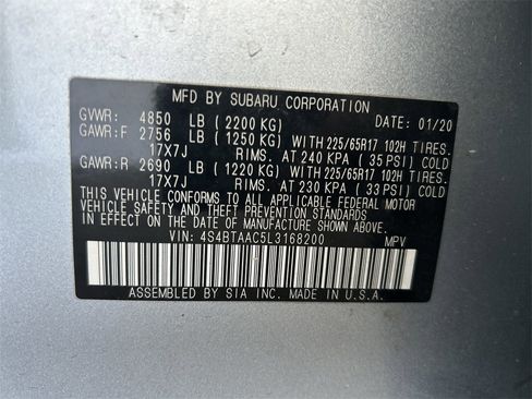 Used 2020 Subaru Outback 2.5i image 40