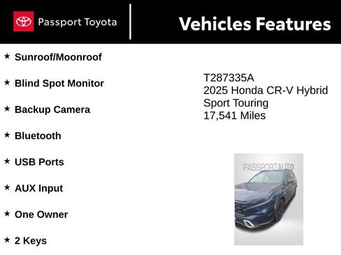 Used 2025 Honda CR-V Sport Touring image 8