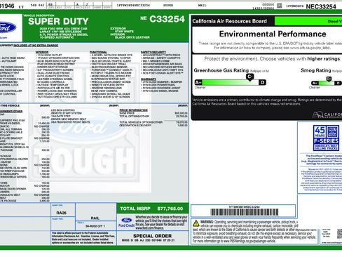 Used 2022 Ford F350 Lariat w/ Lariat Ultimate Package AWD/4WD image 4