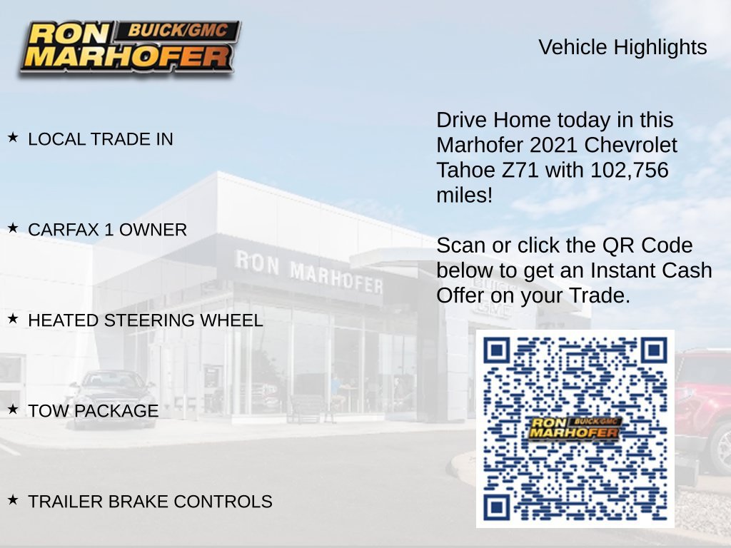 Used 2021 Chevrolet Tahoe Z71 w/ Z71 Signature Package AWD/4WD image 15