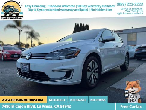 Used 2017 Volkswagen e-Golf SEL Premium w/ Driver Assistance Package image 1