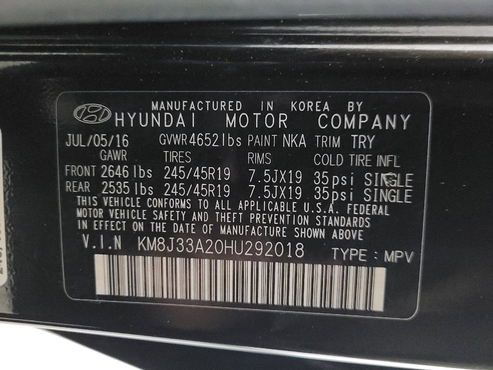 Used 2017 Hyundai Tucson Limited w/ Limited Ultimate Package 03 FWD image 33