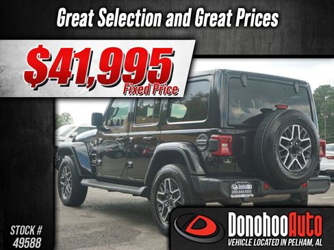 Used 2024 Jeep Wrangler Sahara w/ Technology Group image 1